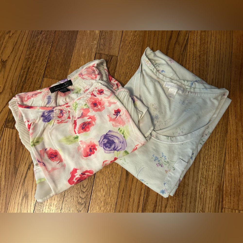 Carol Hochman Set of 2 Chemise Nightshirt